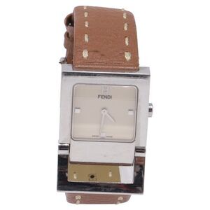 Fendi Orologi 5200G Watch in Brown Leather